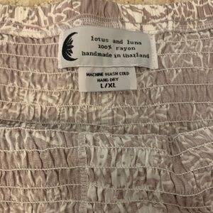 Lotus and Luna Corfu Beach Shorts-Large; Never worn
